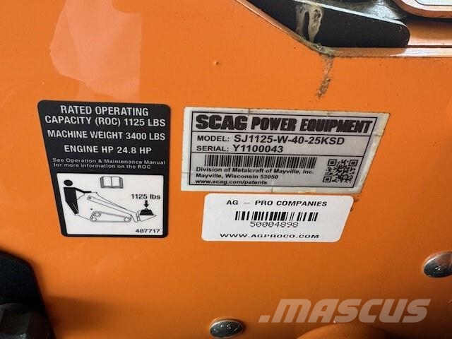 Scag JACKAL Chargeuse compacte