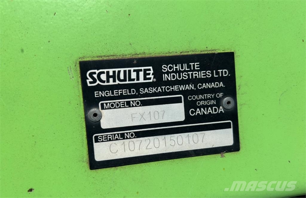Schulte FX-107 Bála aprító, vágó, csomagoló