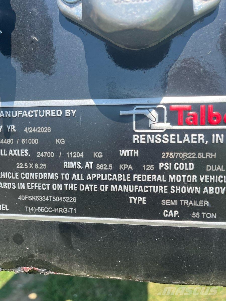 Talbert 55CC 箱式拖车