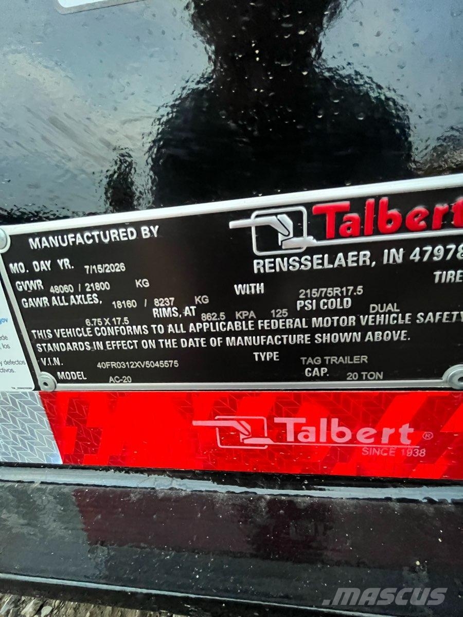 Talbert AC-20 Multi-purpose Trailers