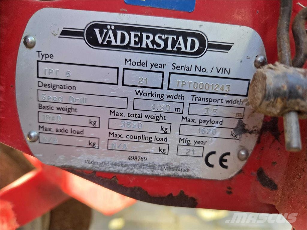 Väderstad Tempo T6 Perforatrici
