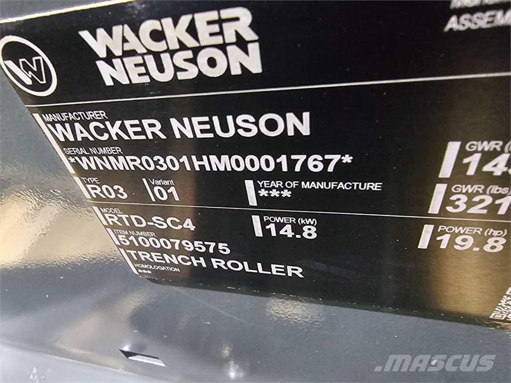 Wacker Neuson RTD-SC4 مداحل متنوعة
