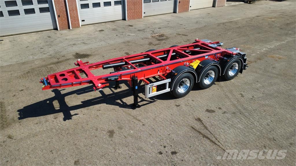 LAG 20 fods containerchassis نصف مقطورات هيكلية