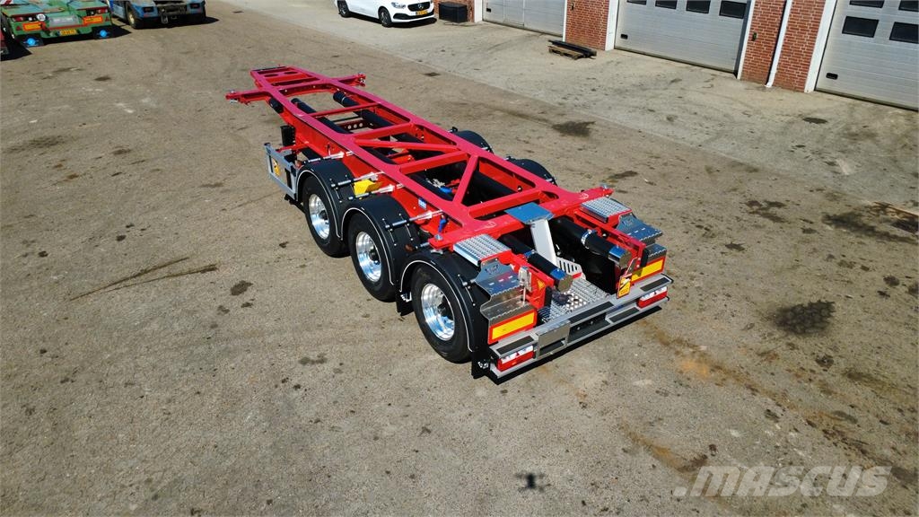 LAG 20 fods containerchassis نصف مقطورات هيكلية