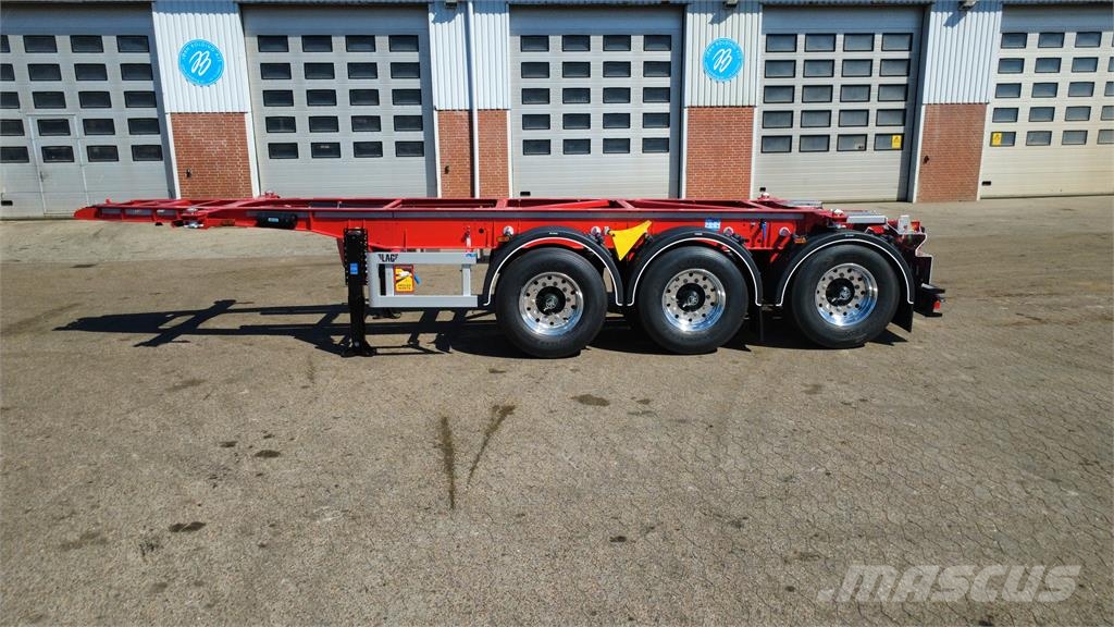 LAG 20 fods containerchassis نصف مقطورات هيكلية