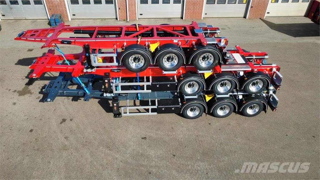 LAG 30+20 fods containerchassis نصف مقطورات هيكلية