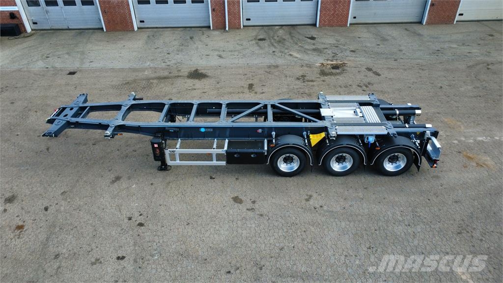 LAG 30+20 fods containerchassis Semi remorque chassis