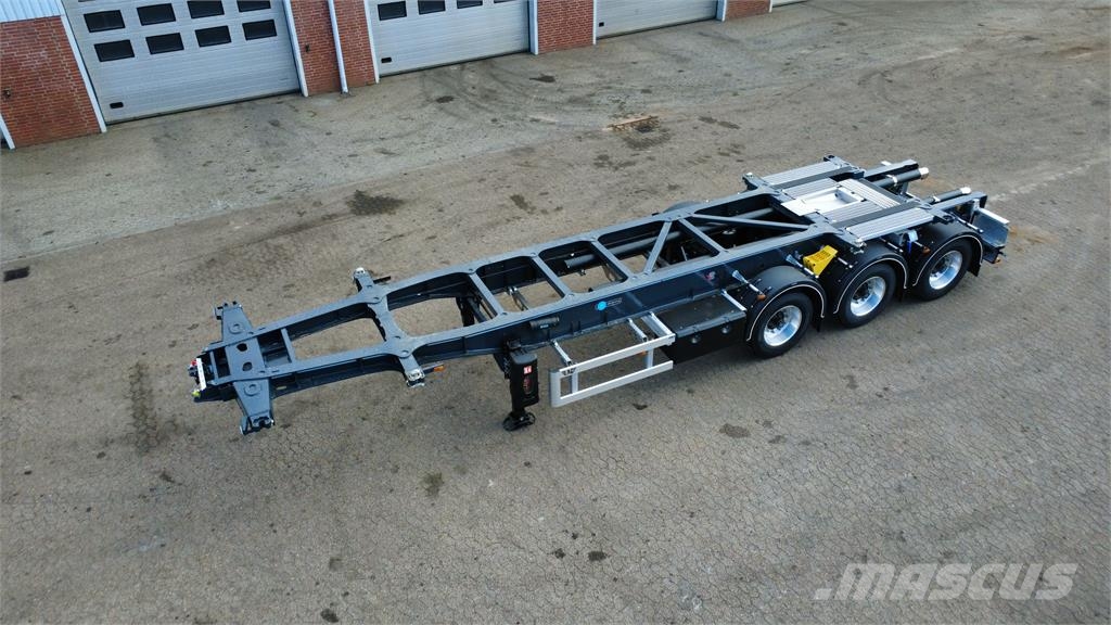 LAG 30+20 fods containerchassis Semi remorque chassis