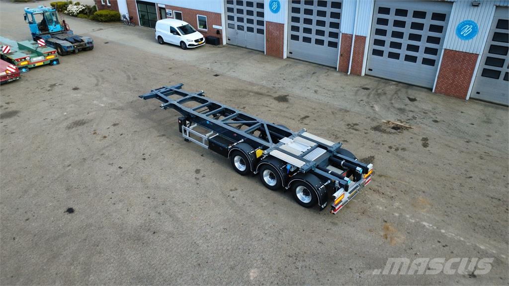 LAG 30+20 fods containerchassis Semi remorque chassis