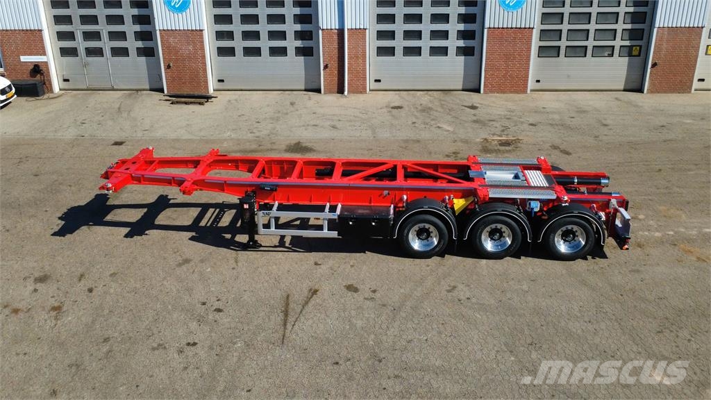 LAG 30+20 fods containerchassis نصف مقطورات هيكلية
