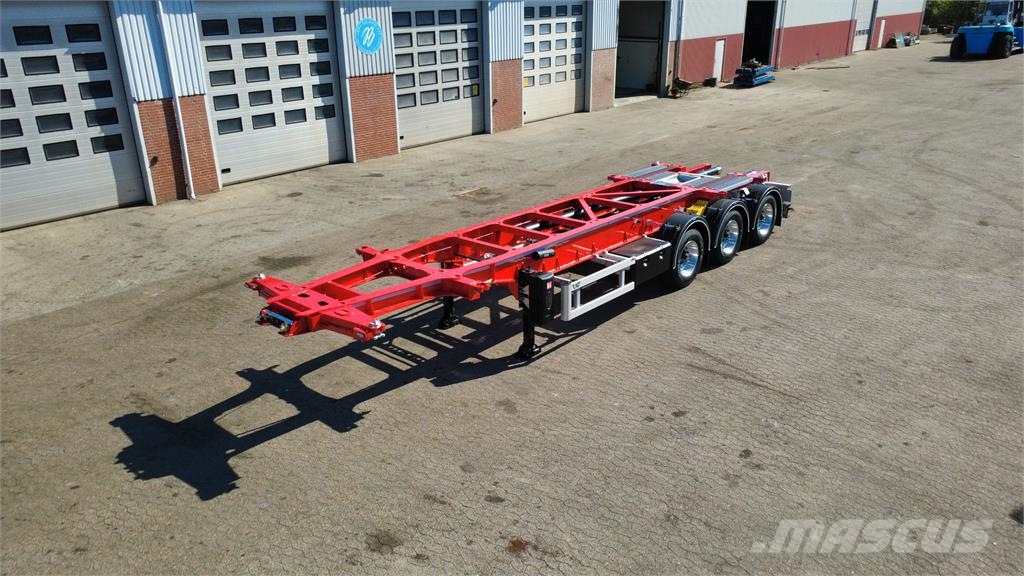 LAG 30+20 fods containerchassis نصف مقطورات هيكلية