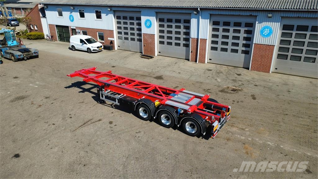 LAG 30+20 fods containerchassis نصف مقطورات هيكلية