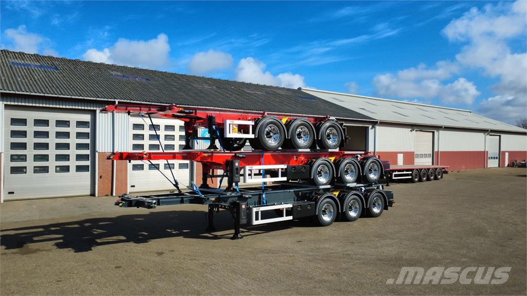 LAG 30+20 fods containerchassis نصف مقطورات هيكلية