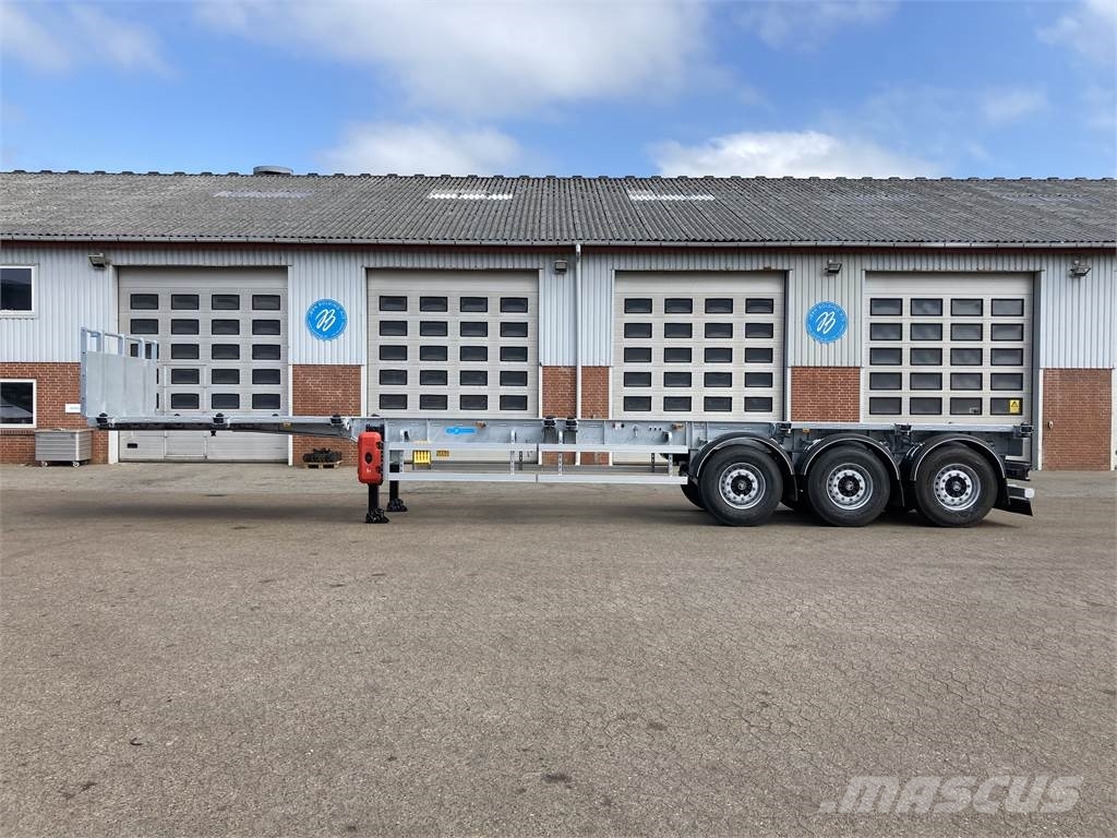 Seyit Usta 20-40 fods containerchassis Skeletal 세미 트레일러