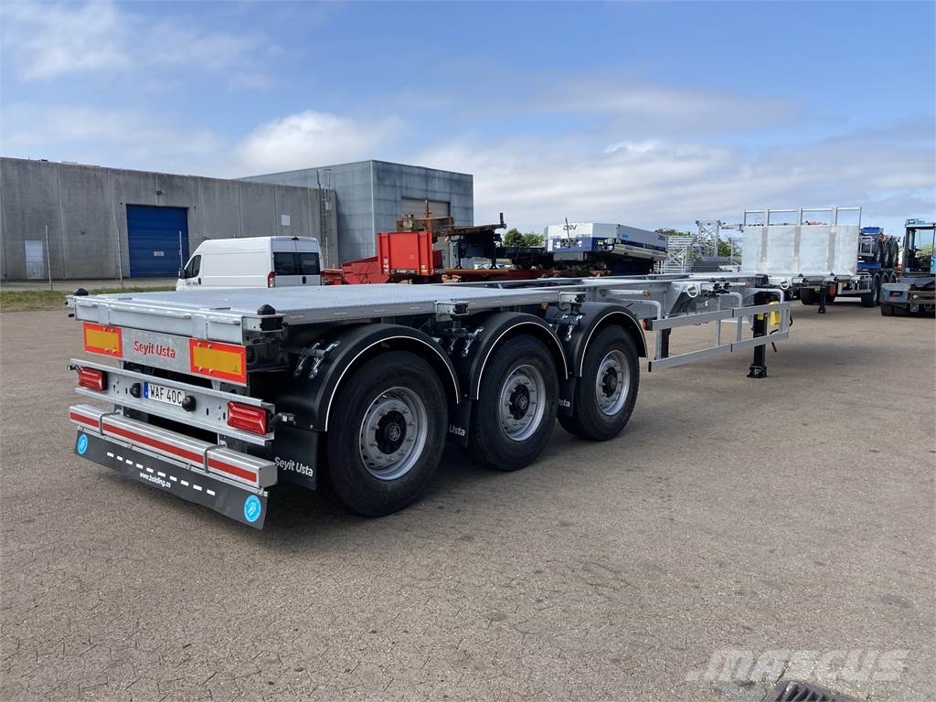 Seyit Usta 20-40 fods containerchassis Skeletal 세미 트레일러
