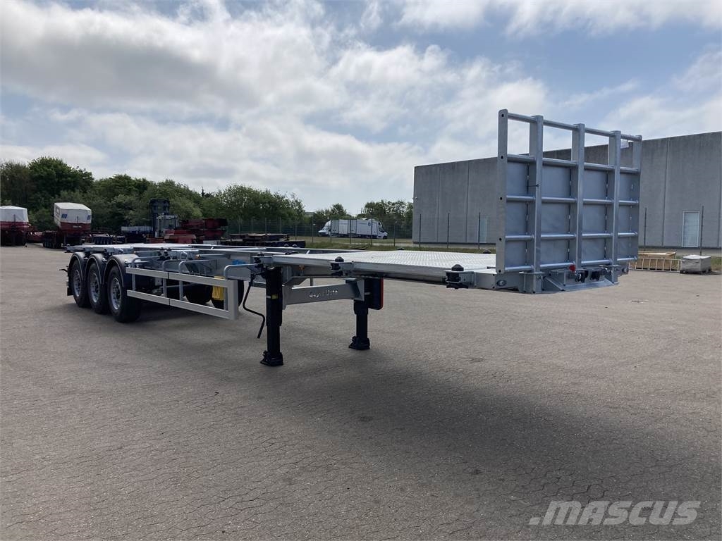 Seyit Usta 20-40 fods containerchassis Skeletal 세미 트레일러