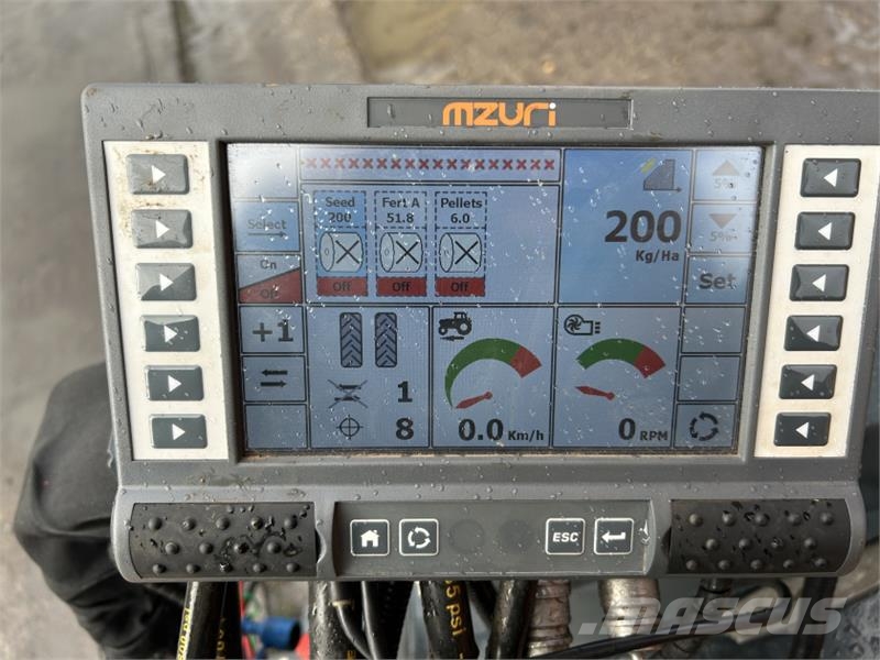 Mzuri Pro-Til 3T **Grain, Fert & Slug Pellets** Kombinerte såmaskiner