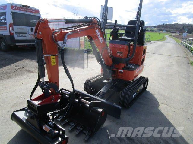 Atlas AC08B - mechan. Schnellwechsler LEHNHOF + 3 Löffel Mini excavators < 7t (Mini diggers)