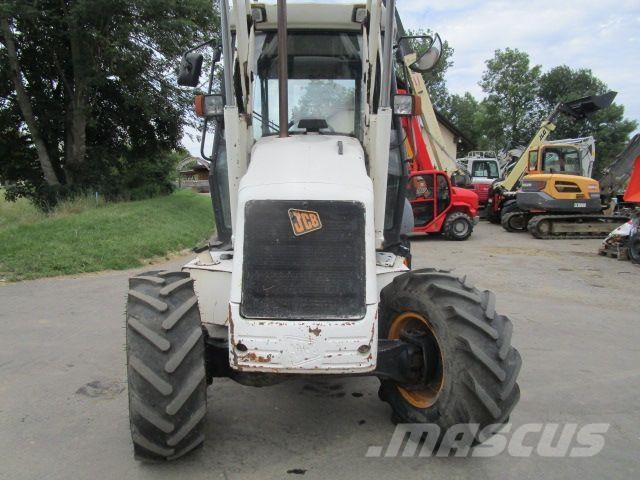 JCB 2CX Airmaster mit Schaufel + Luftkompressor Incarcator pe pneuri