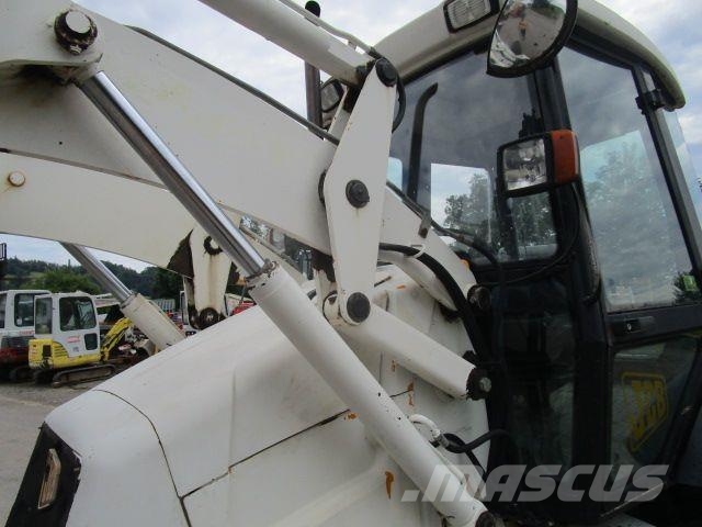 JCB 2CX Airmaster mit Schaufel + Luftkompressor Incarcator pe pneuri