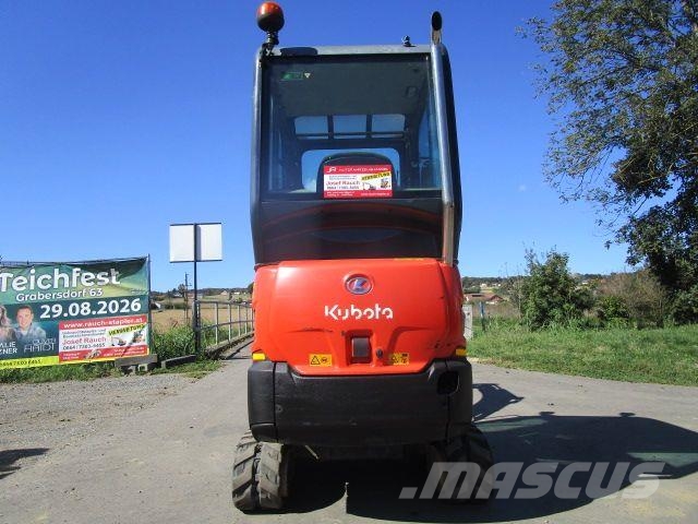 Kubota KX 016-4 mit hydraul. Schnellwechsler + 3 Löffel Mini bagri <7t