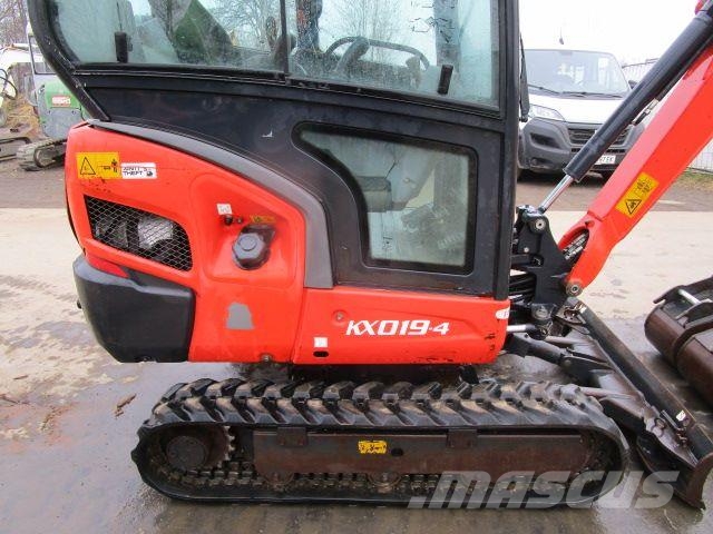 Kubota KX 019-4 (1,9 Ton.) mechan. Schnellwechsler + Löff Mini bagri <7t