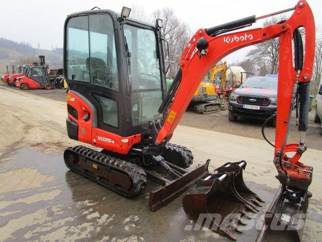 Kubota KX 019-4 (1,9 Ton.) mechan. Schnellwechsler + Löff Mini bagri <7t