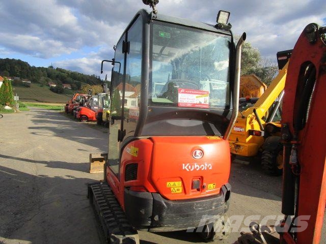 Kubota KX 019-4 mit hydraul. Schnellwechsler + 3 Löffel Mini bagri <7t