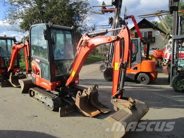 Kubota KX 019-4 mit hydraul. Schnellwechsler + 3 Löffel Mini bagri <7t