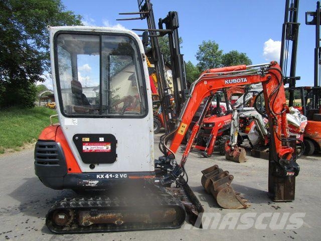 Kubota KX41-2VC (1,8 Ton.) mit POWERTILT + Schnellwechsle Mini ekskavatori < 7 t