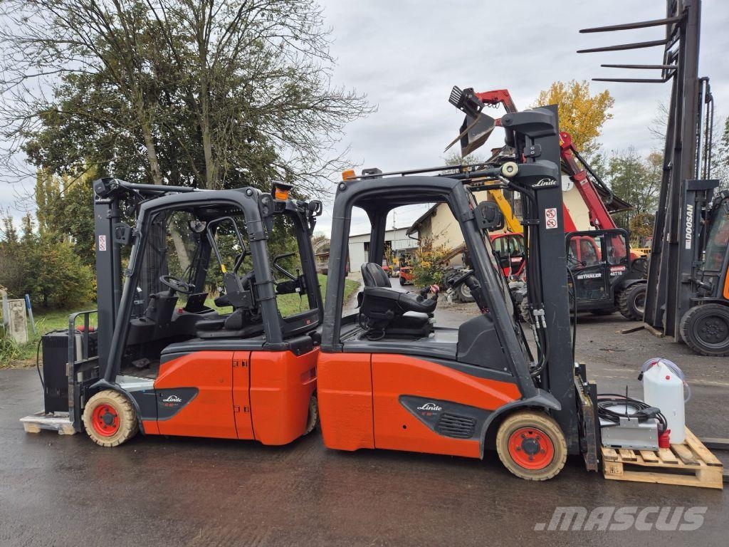 Linde E16C-02 - Triplex-Freihub 5,22m + Seitenschieber شاحنات ذات رافعات شوكية تعمل بالكهرباء