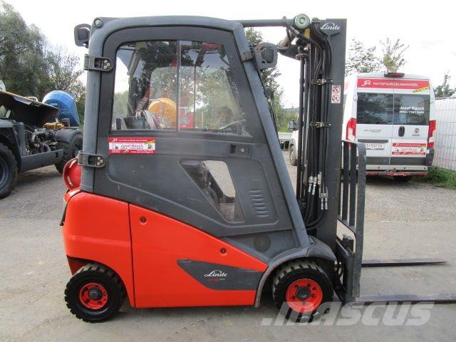 Linde H16T GAS Triplex-Freihub + Seitenschieber LPG forklifts