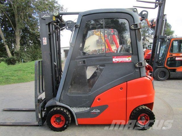 Linde H16T GAS Triplex-Freihub + Seitenschieber LPG forklifts
