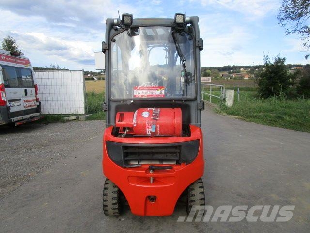 Linde H16T GAS Triplex-Freihub + Seitenschieber LPG forklifts
