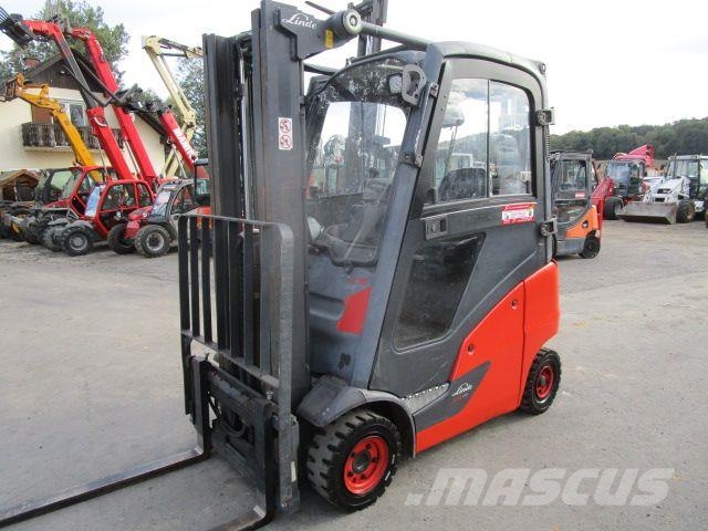 Linde H16T GAS Triplex-Freihub + Seitenschieber LPG forklifts