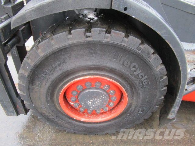 Linde H30D-01 - Triplex-Freihub + Seitenschieber شاحنات الديزل