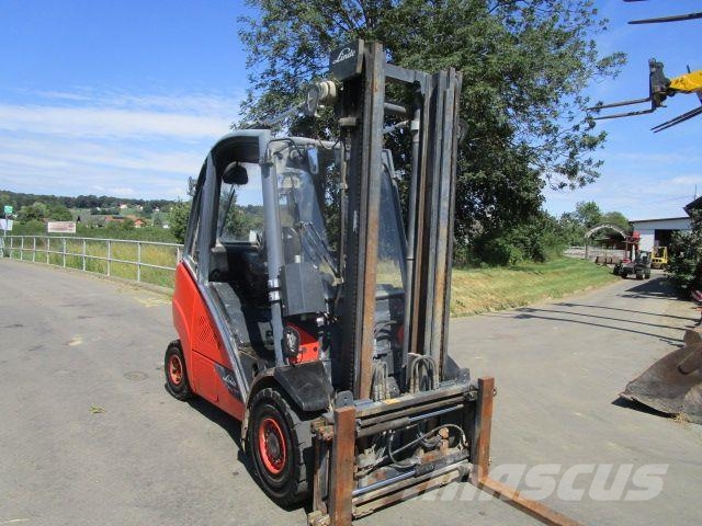 Linde H30D - Zinkenversteller + Seitenschieber + Duplex- Diesel Stapler