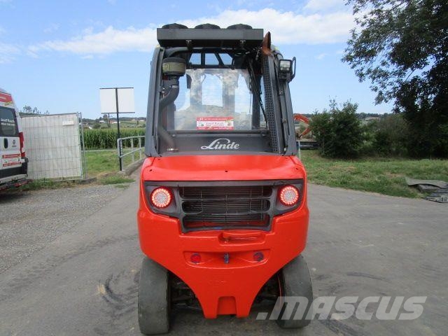 Linde H35D-02 Zinkenversteller + Seitenschieber Diesel heftrucks