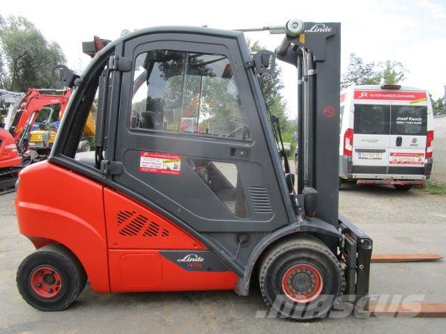 Linde H35D-02 Zinkenversteller + Seitenschieber Diesel heftrucks