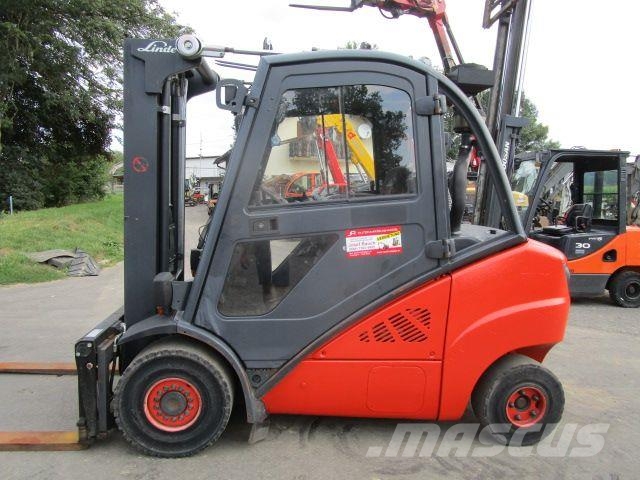 Linde H35D-02 Zinkenversteller + Seitenschieber Diesel heftrucks