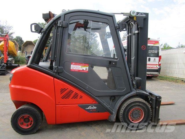 Linde H35D-02 Zinkenversteller + Seitenschieber Diesel heftrucks