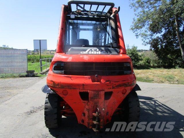 Linde H80D-02 Zinkenversteller + Duplex-Freisichtmast Camiones diesel