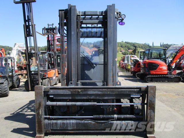 Linde H80D-02 Zinkenversteller + Duplex-Freisichtmast Camiones diesel