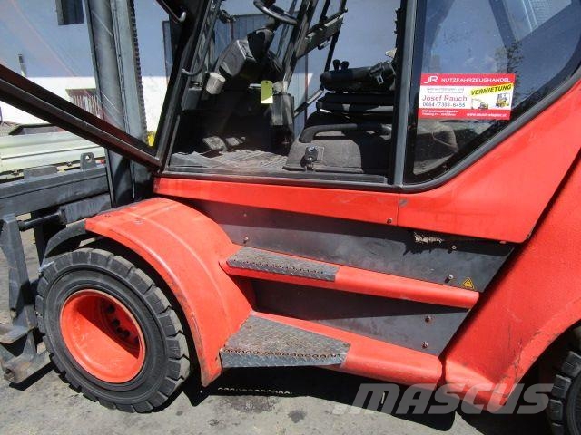 Linde H80D-02 Zinkenversteller + Duplex-Freisichtmast Camiones diesel