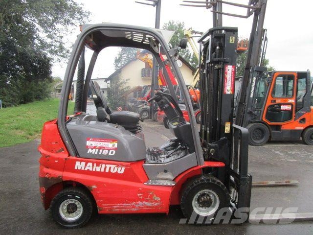 Manitou MI18D ZINKENVERSTELLER + Seitenschieber + Duplex-F Wózki Diesla