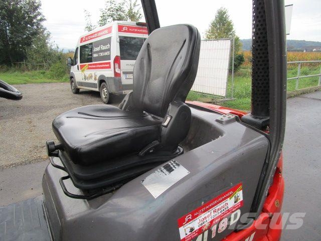 Manitou MI18D ZINKENVERSTELLER + Seitenschieber + Duplex-F Wózki Diesla
