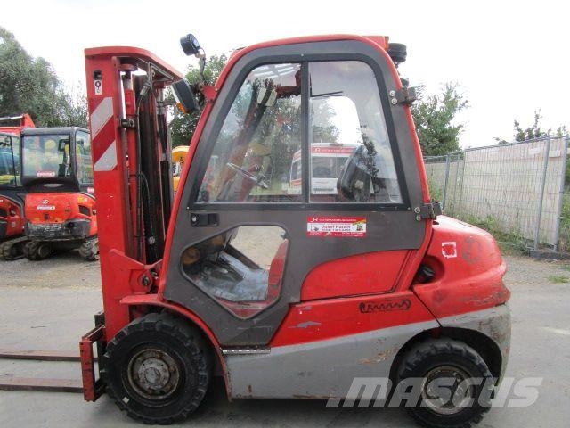 Manitou MI25D Seitenschieber + Duplex-Freihubmast Diesel Stapler