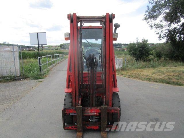 Manitou MI25D Seitenschieber + Duplex-Freihubmast Diesel Stapler
