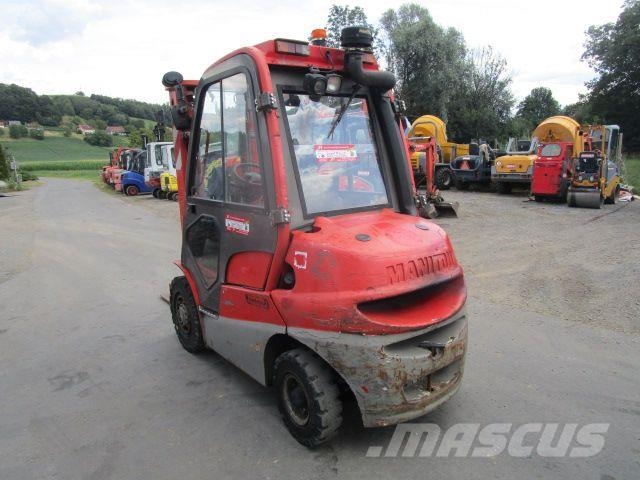 Manitou MI25D Seitenschieber + Duplex-Freihubmast Diesel Stapler