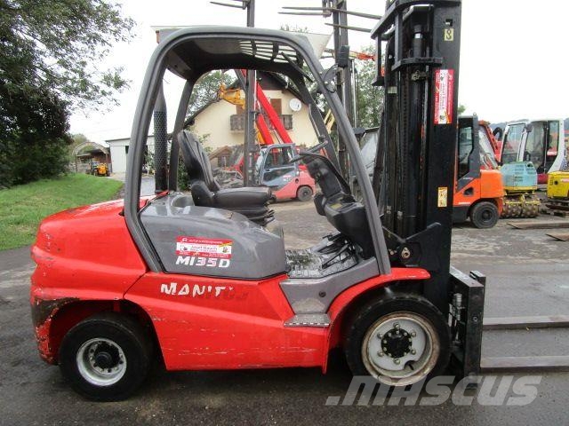 Manitou MI35D ZINKENVERSTELLER + Seitenschieber + Duplex-F Wózki Diesla